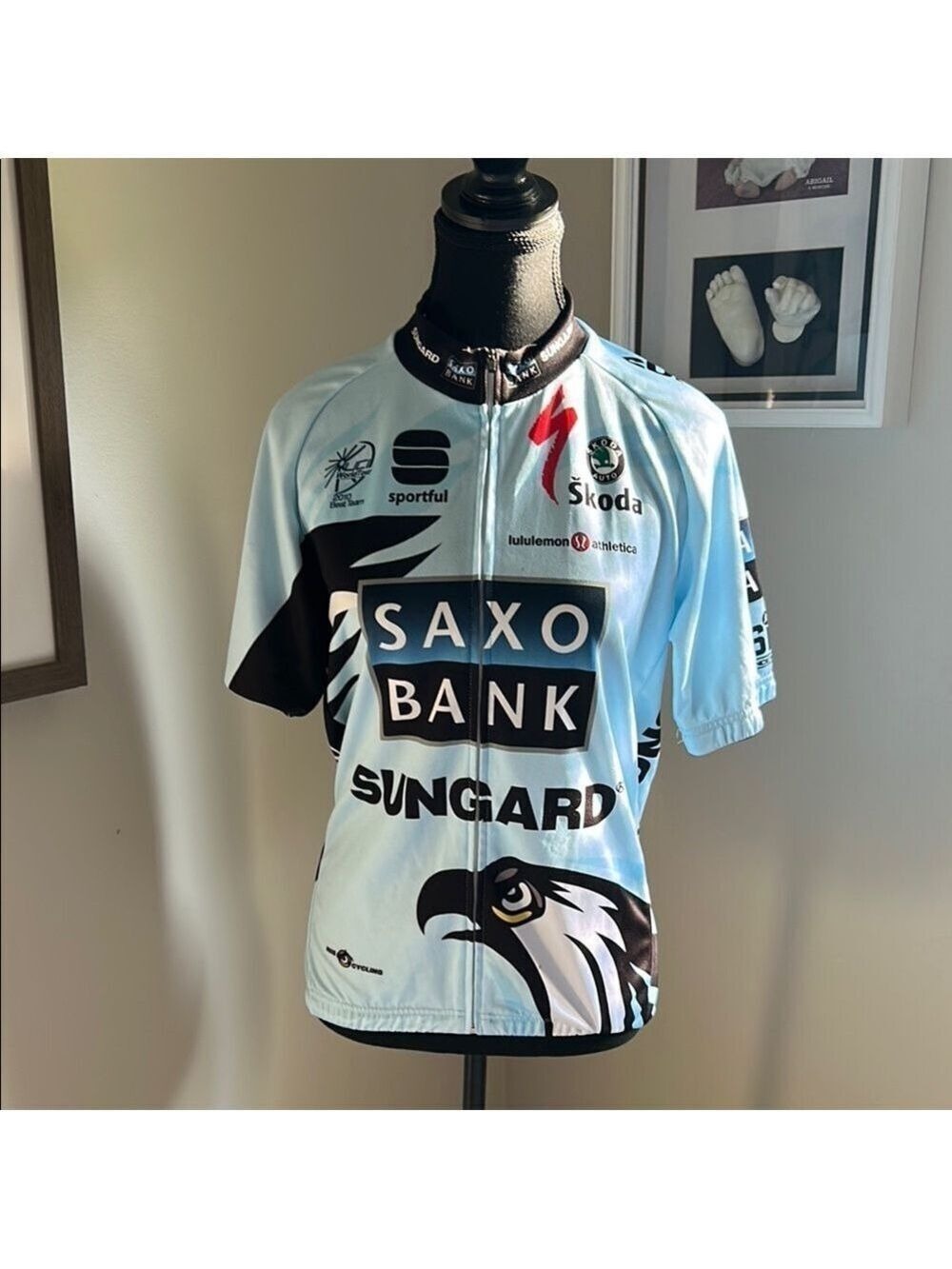 Men's Blue Cycling Jersey